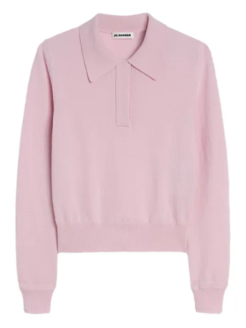 Jil Sander wool polo sweater Pink J01GL0105J14827