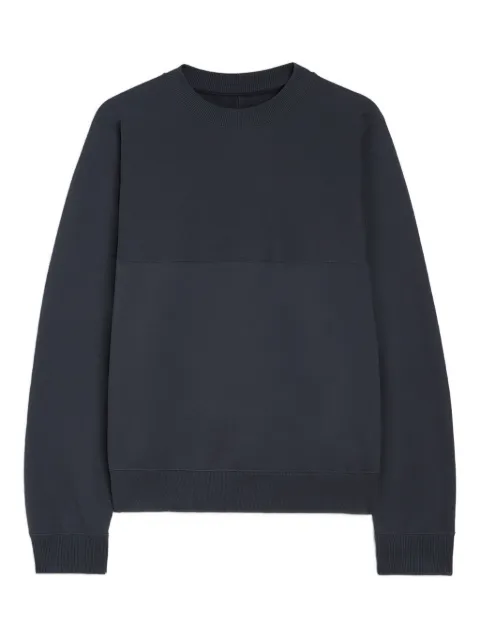 Jil Sander cotton terry crew-neck sweatshirt Blue J61GU0004J20128