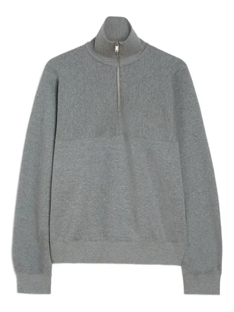 Jil Sander cotton terry high-neck sweatshirt Grey J61GU0003J20133