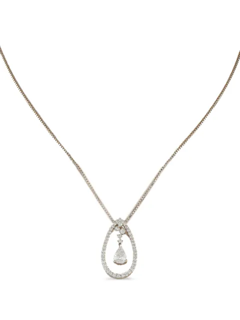 LB Exclusive platinum diamond necklace Silver MF52101525