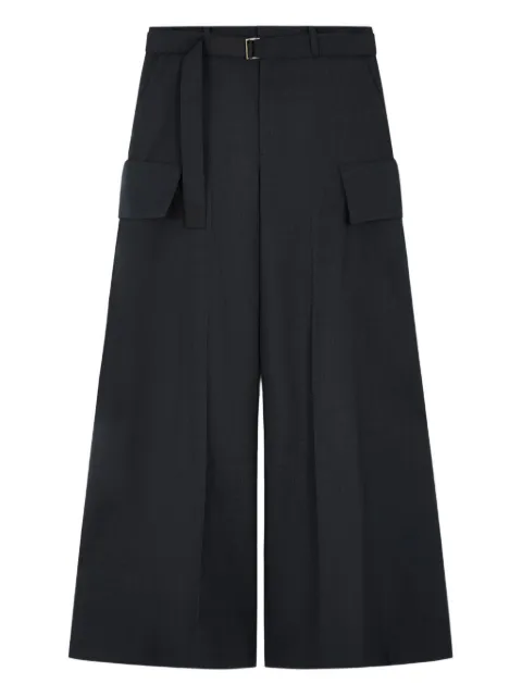 sacai belted mcargo pockets Blue 2508107