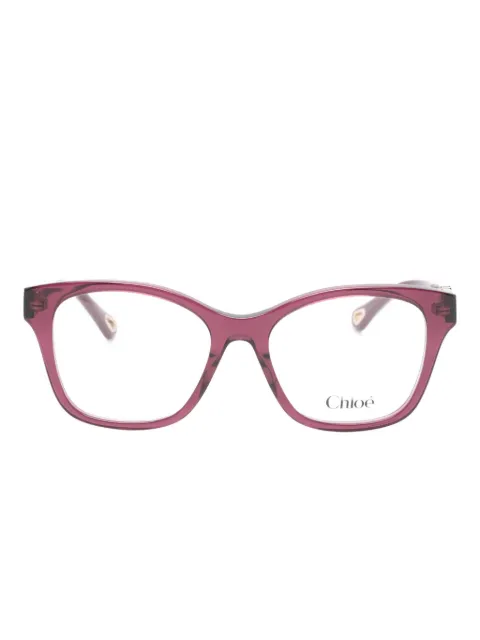 Chloé Eyewear square-frame glasses Red CH0334O