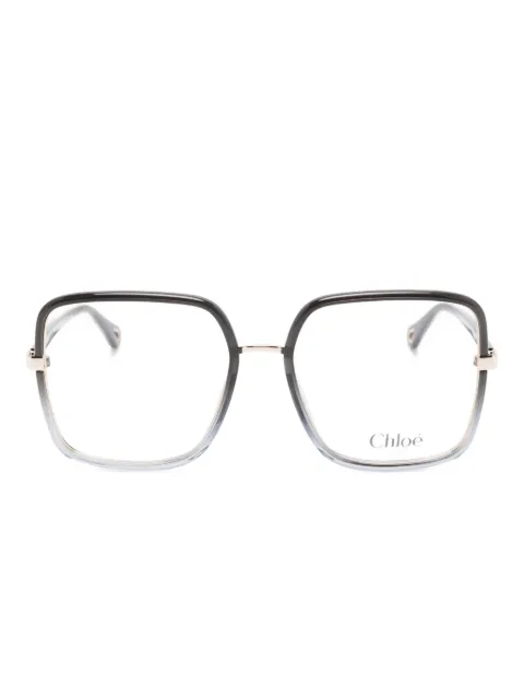 Chloé Eyewear square frame glasses Black CH0338O