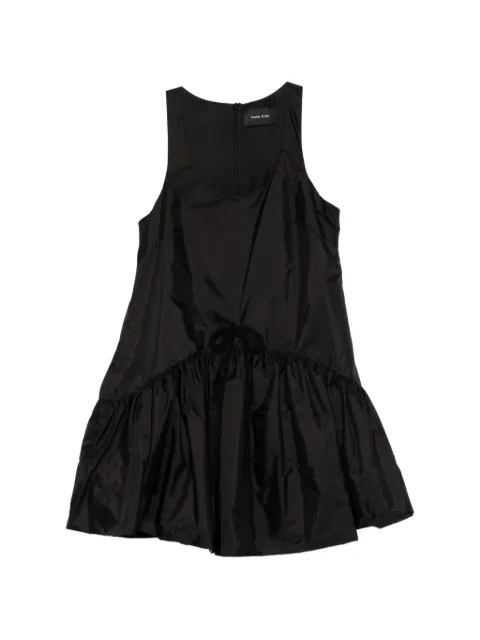 Simone Rocha tapered peplum mini dress Black 74721067