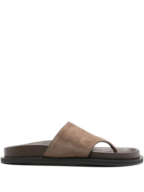 A.EMERY Imara suede flat sandals Brown 242321