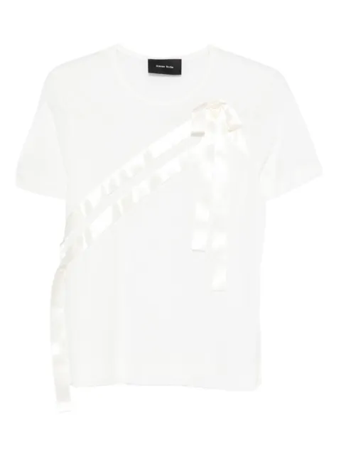 Simone Rocha sash bow T-shirt White 54530571