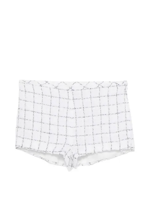 LIBEROWE Madeline check-pattern shorts White SHT5LTWMADELINE