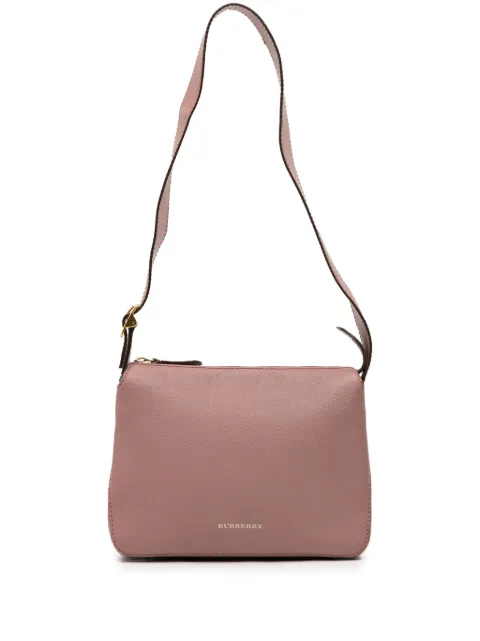 Burberry Pre-Owned 2000-2017 Small Grained Calfskin Helmsley crossbody bag Pink NO2V9IPIC1D1Z1Z3