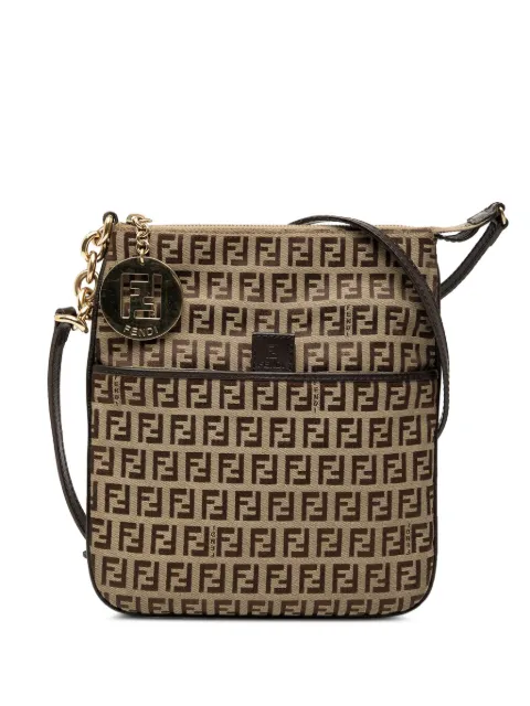 Fendi Pre-Owned 2000-2010 Zucchino Coated Canvas Forever crossbody bag Brown YZNV219PSZPM424O