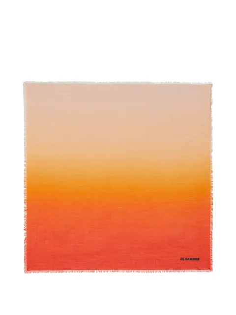 Jil Sander cashmere blend foulard Orange J22TF0111J40099