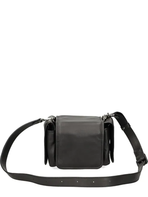 Vic Matie logo-lettering leather crossbody bag Black 1H0610T999C070