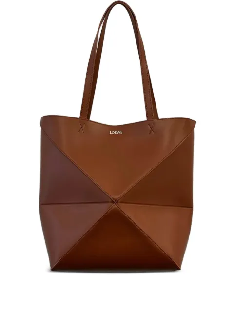LOEWE medium Puzzle Fold shoulder bag Brown A657G50X01