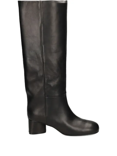 Vic Matie block-heel leather knee-high boots Black 1H4564DH12H060