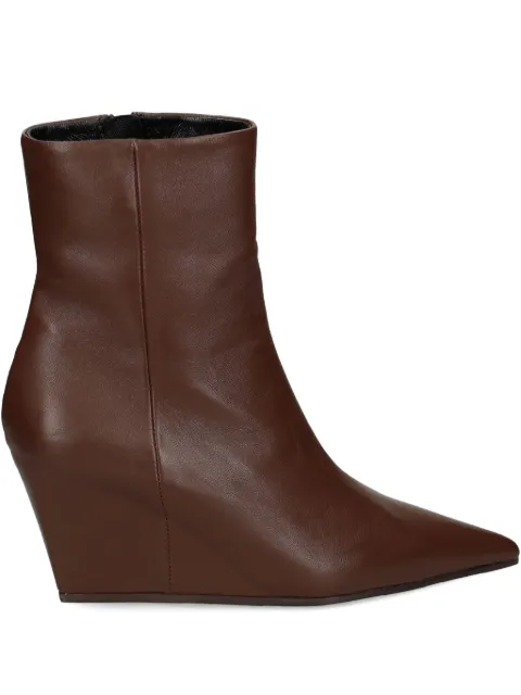 Vic Matie wedge-heel ankle boots Brown 1F2550DHF16H060