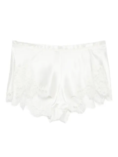 Carine Gilson Floaty lace-silk short White JL0768DEC26