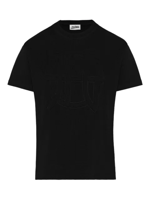Jean Paul Gaultier JPG embroidered T-shirt Black 2533FTS095EJ071