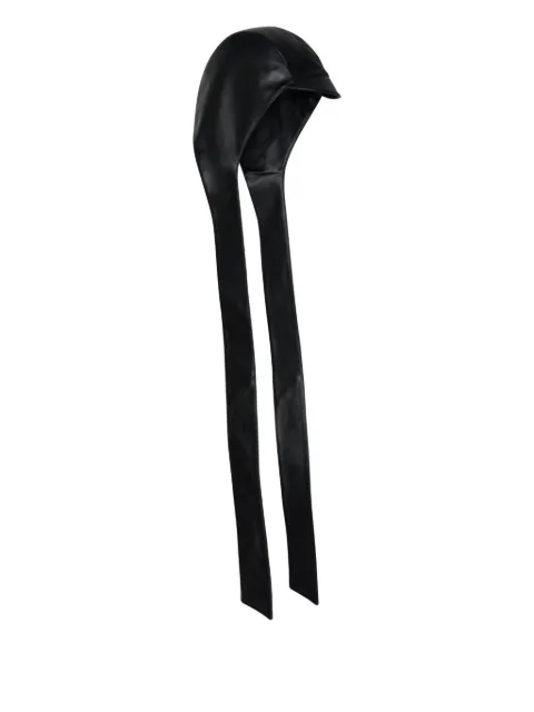 Jean Paul Gaultier leather hood Black 2503UAC024L030