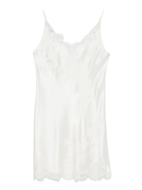 Carine Gilson lace V-neckline slip White 2503WDR022M00106