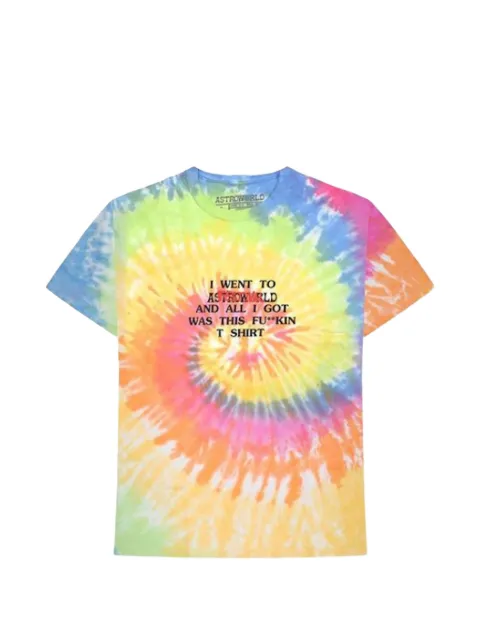 Travis Scott Lollapalooza I Went To Astroworld T-shirt Yellow DB245AEA