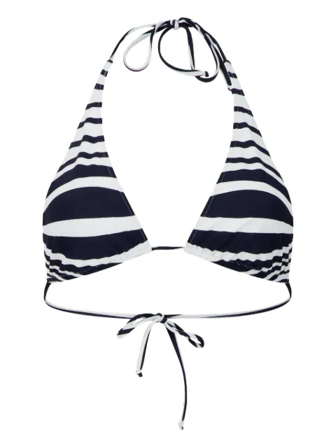 Jean Paul Gaultier striped morphing bikini top Blue 2313FSG014J520