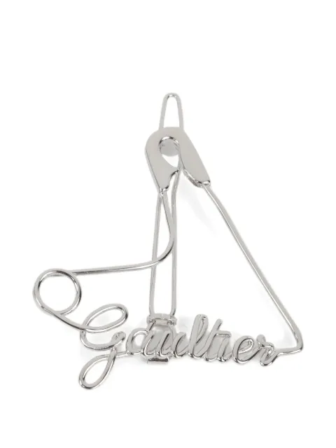 Jean Paul Gaultier safety pin hair clip Grey 2504WJW037X053
