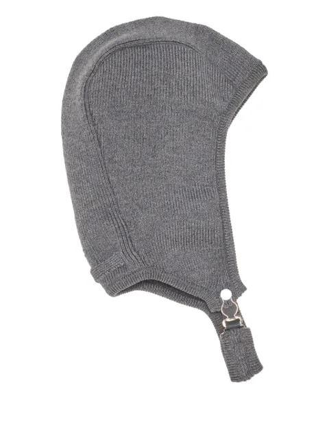 Jean Paul Gaultier garter-ribbed beanie Grey 2504UAC033K020