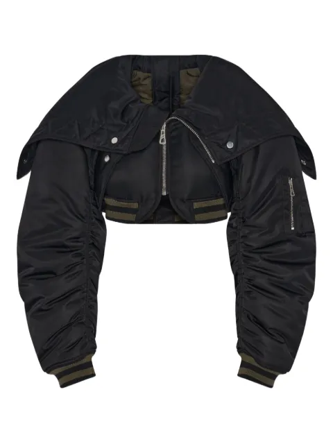 Jean Paul Gaultier zip-fastening cropped jacket Black 2533FBL056C055