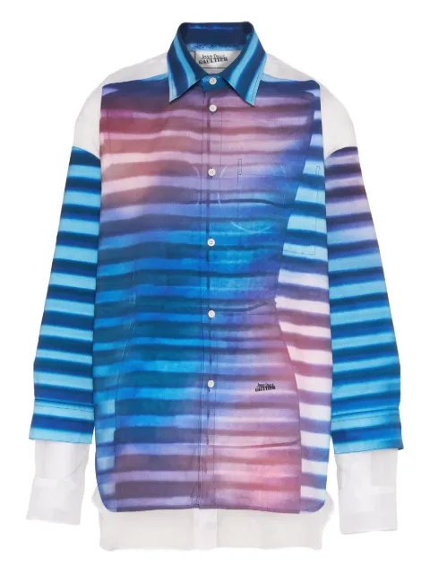 Jean Paul Gaultier Petit-Grand Air printed shirt Blue 2503UST032W018P