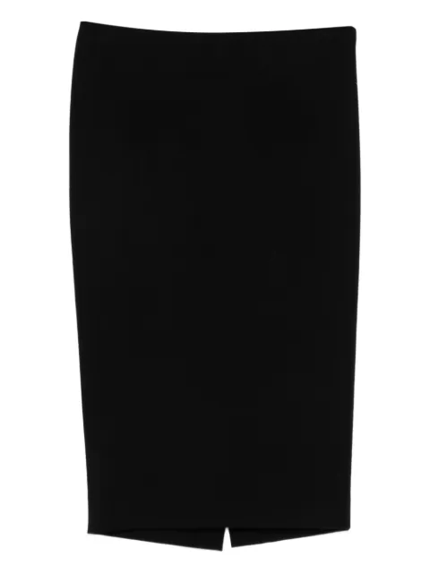 Romeo Gigli Pre-Owned 1990s wool skirt Black RG250RN