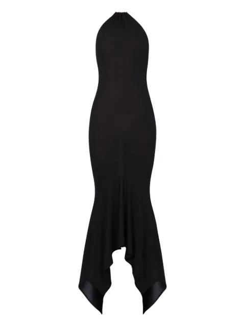 Alexandre Vauthier crystal-embellished halterneck dress Black 233KDR1982BLACK