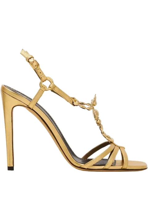 Maison Skorpios Blake triple-strap sandals Gold BLAKEGOLD