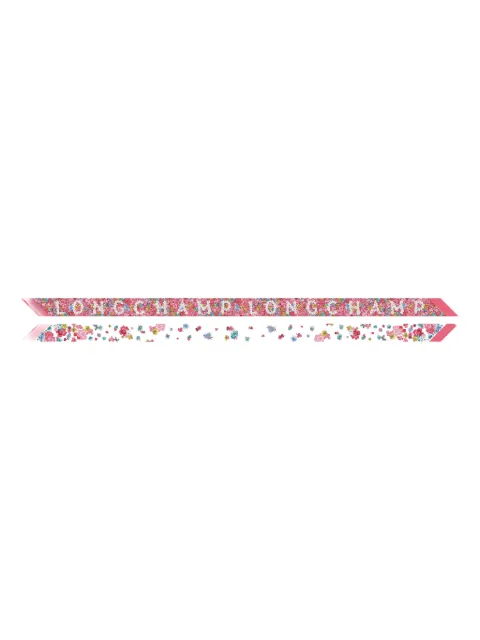 Longchamp Frise Fleurie scarf Pink 51053GSOM35