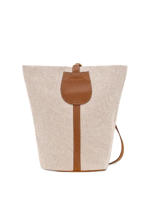 Longchamp L Le Foulonné bucket bag Neutrals 10367HJG121