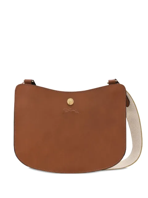 Longchamp small Épure logo-embossed shoulder bag Brown 10357HFY504