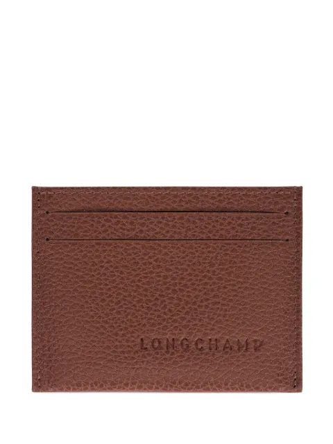 Longchamp Le Foulonné card holder Brown L3218021M02