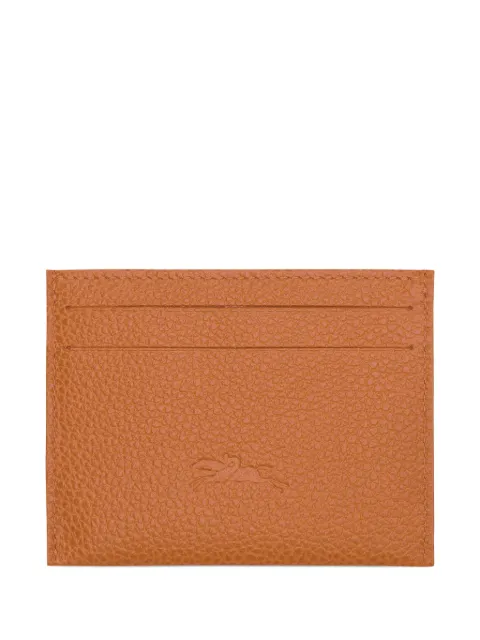 Longchamp Le Foulonné card holder Orange L3218021490