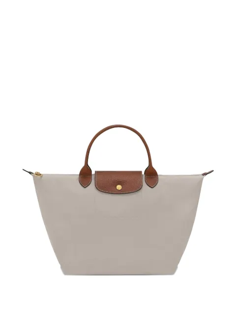 Longchamp medium Le Pliage front-flap tote bag Neutrals L1623089349