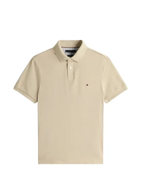 Tommy Hilfiger 1985 Regular cotton polo shirt Neutrals MW0MW17770