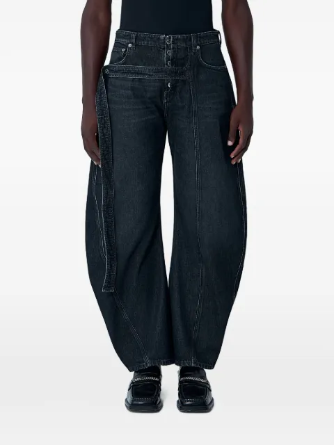 Jean Paul Gaultier strap detail trousers Black 2503WTR022D016