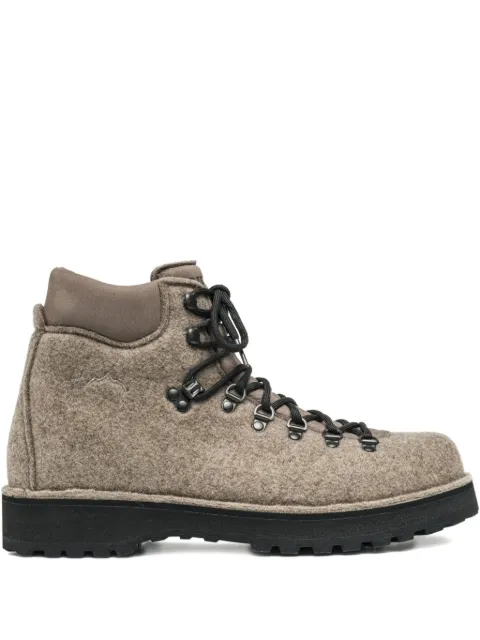 Diemme felt lace-up boots Neutrals DC25FWRVMI04F016TAU