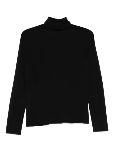Majestic Filatures roll-neck long-sleeve top Black M251FPU672