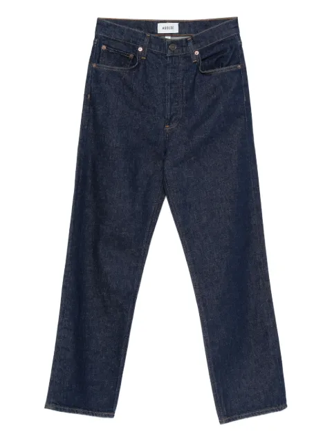 AGOLDE high rise straight jeans Blue A215185