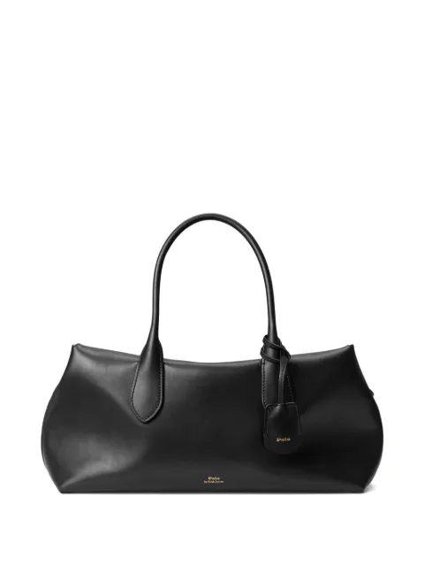 Polo Ralph Lauren Bellport leather satchel bag Black 428977211002