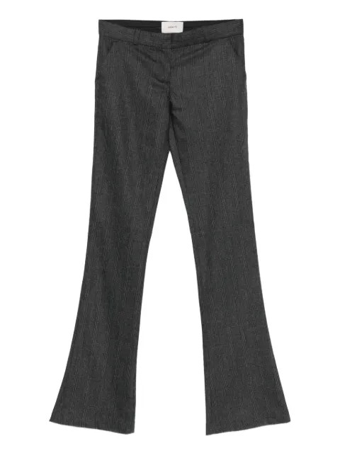 Coperni checked trousers Black COPP155F1016