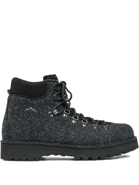 Diemme felt lace-up boots Grey DC25FWRVMI04F016ANT