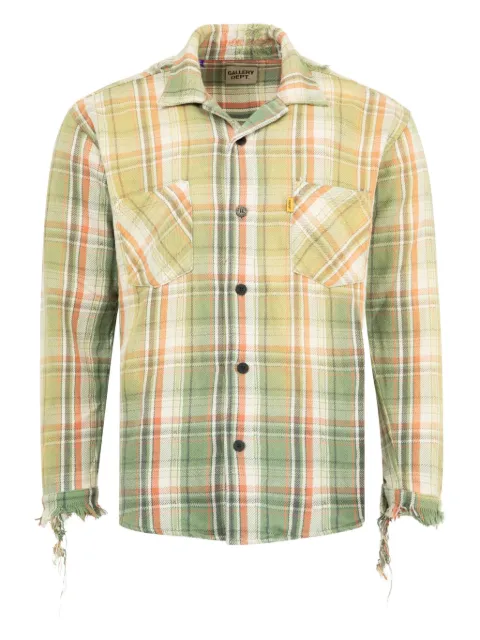 GALLERY DEPT. Marley frayed-detailed shirt Green MYF1131