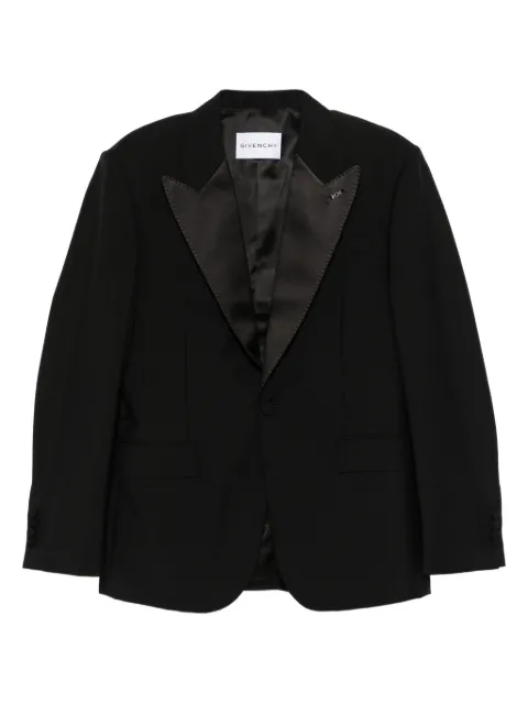 Givenchy shawl-lapel blazer Black BM30K5100H