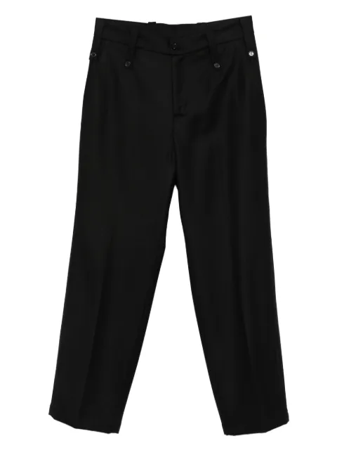 Paura Kyros button-fastening trousers Black 14DP40180000090