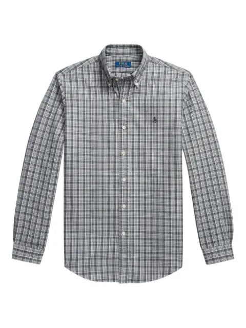 Polo Ralph Lauren oxford plaid shirt Grey 710953707003