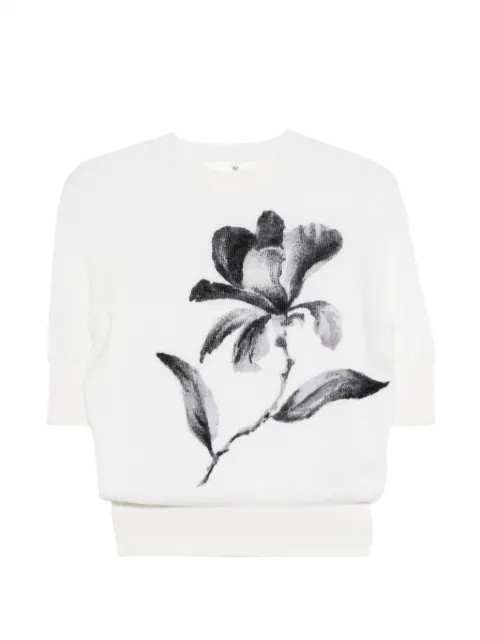Ermanno Scervino floral T-shirt White D485L360STFWI